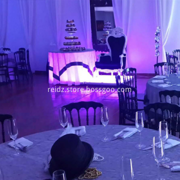 Li-battery operated led lighted furniture